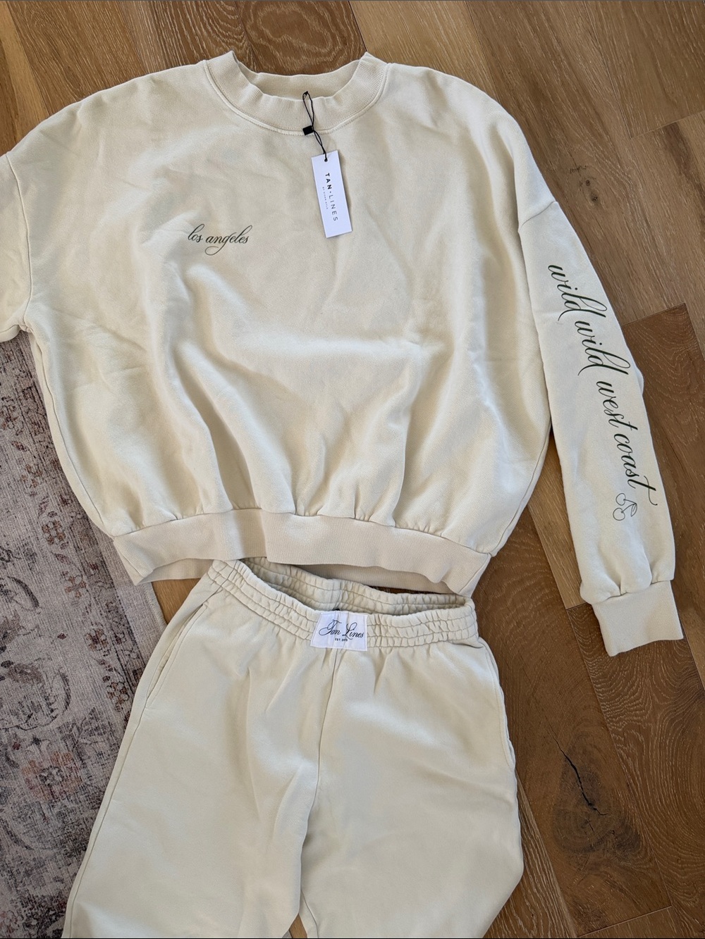 Tan Lines Wild Wild West Coast Sweatshirt and Sweatpants - Picture 7 of 13